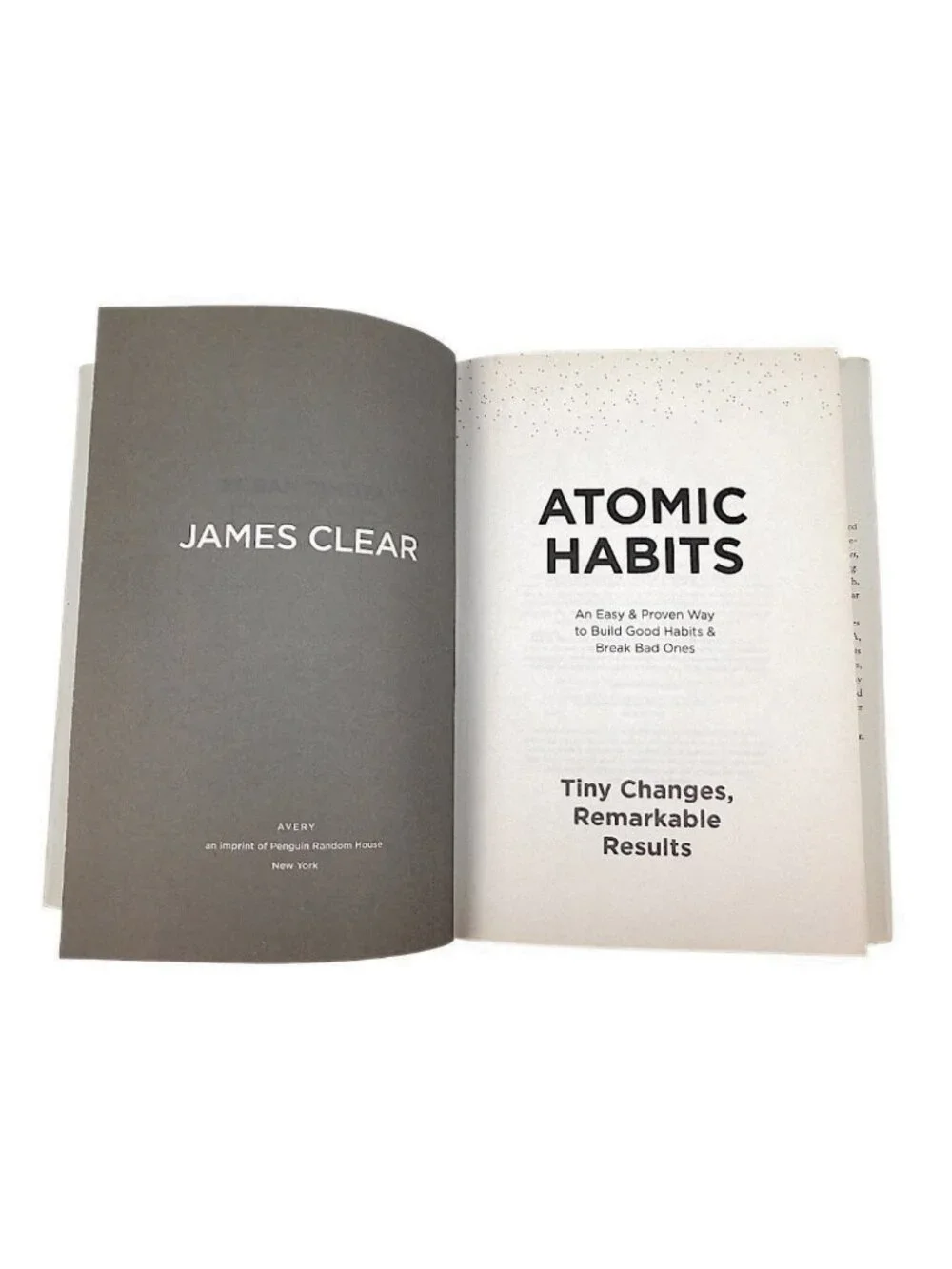 Atomic Habits by James Clear Hardcover Book Self Help Motivation
